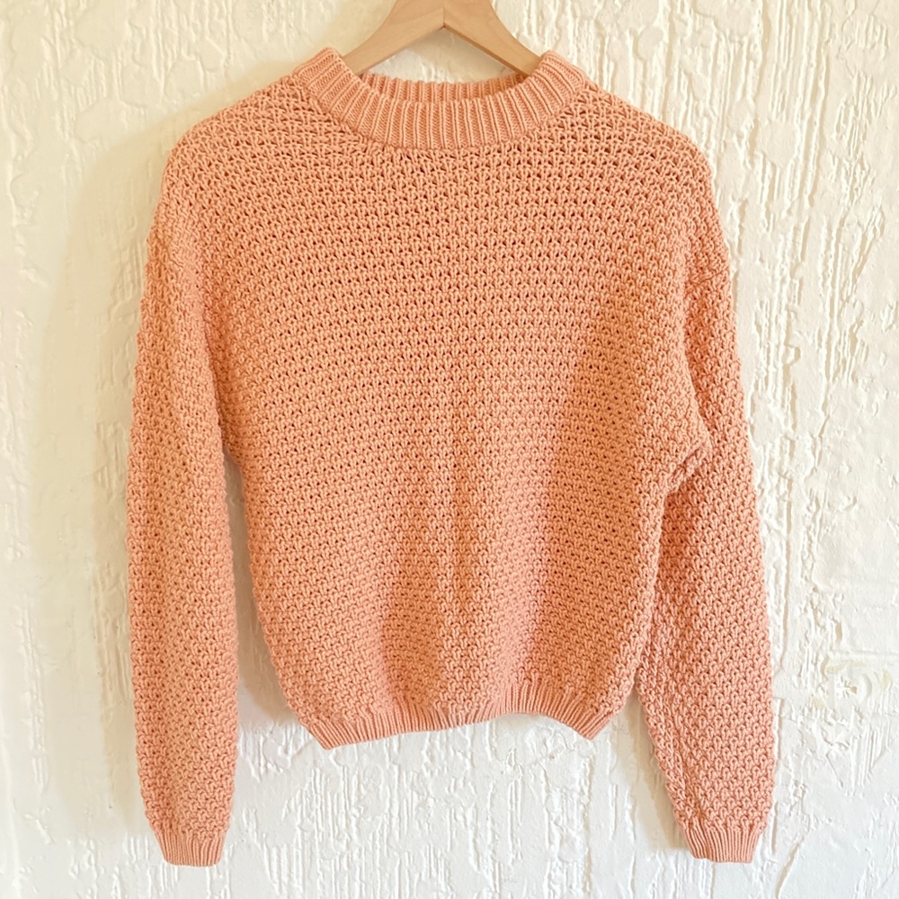 Universal Thread Pink Chunky Knitted Sweater Size… - image 1